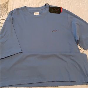 Greg Norman Lux Shark Mens Large light blue